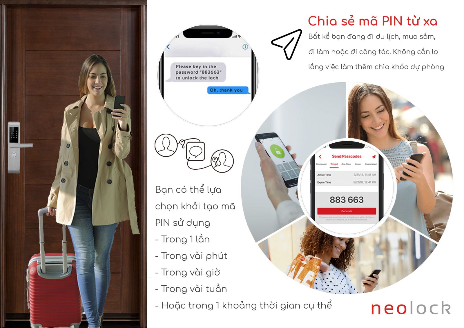 Giải pháp khóa cửa nhà thông minh với neolock