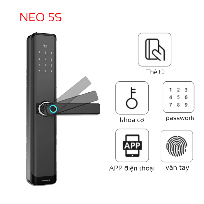 Khóa cửa điện tử thông minh cao cấp Neo5S
