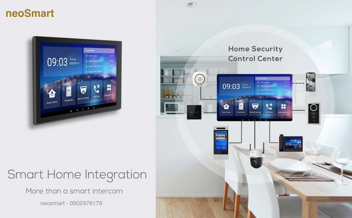 Giải pháp intercom video doorbell cho khách sạn, toà nhà, chung cư với neosmart